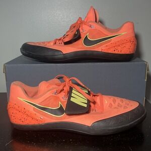 Nike Zoom Rotational 6 Track Throwing Shoes Mens Size 11 Bright Mango 685131-800